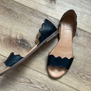 J. Crew Peep Toe Flats